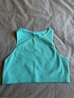 Garage Ribbed Crop Tank - Mint